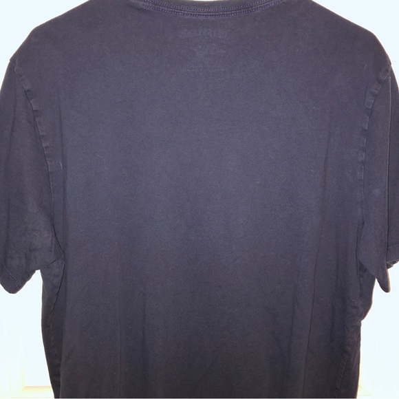 True Religion Men's Graphic Tee T-Shirt Navy Large Authentic Navy Blue And White - Picture 5 of 9